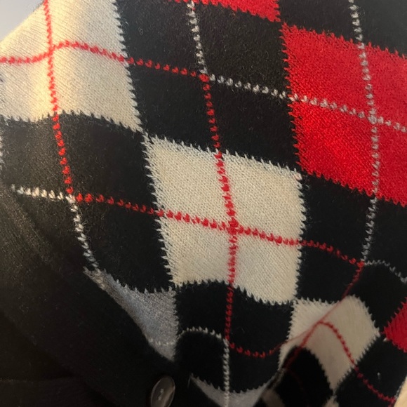 Vintage Lambswool Argyle Cardigan - Picture 2 of 3